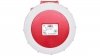 Gniazdo tablicowe 32A 4P 400V /75x75/ czerwone IP67 POWER TWIST 3242-6